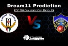 KTN vs FDS Dream11 Prediction, KCC T20 Challengers Cup 2024, Match 30, Small League Must Picks, Pitch Report, Injury Updates, Fantasy Tips, KTN vs FDS Dream 11 KTN vs FDS Dream11 Prediction