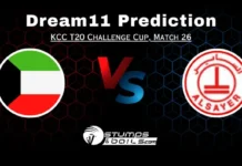 KUW-U19 vs TGS Dream11 Prediction: Kuwait Under 19s vs Toyota TGS Match Preview, Playing 11, Pitch Report, Injury Report, KCC T20 Challenge Cup, Match 26 KUW-U19 vs TGS Dream11 Prediction