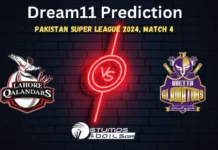 LAH vs QUE Dream11 Team Today: Pakistan Super League Match 4 Fantasy Picks, LAH vs QUE Match Prediction LAH vs QUE Dream11 Team Today