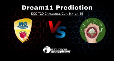 MGW vs OSM Dream11 Prediction: MG Warriors vs Osmani CC Match Preview, Playing 11, Pitch Report, Injury Report, Match 19