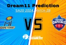 MICT vs PC Dream11 Prediction Match 28, Fantasy Cricket Tips, Pitch Report, Injury and Updates, SA20 2024 MICT vs PC Dream11 Prediction