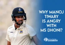 Why Manoj Tiwary is angry with MS Dhoni? Manoj Tiwary Comment on MS Dhoni