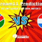 NED vs NAM Dream11 Prediction: Netherlands vs Namibia Match Preview, Playing XI, Pitch Report, Injury Update- ICC CWC League 2 ODI 2024, Match 5