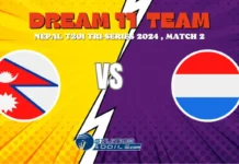 NEP VS NED Dream11 Prediction: Nepal VS Netherlands Match Preview, Playing 11, Injury Reports, Pitch Reports, Nepal T20I Tri-Series 2024, Match 02 NEP VS NED Dream11 Prediction