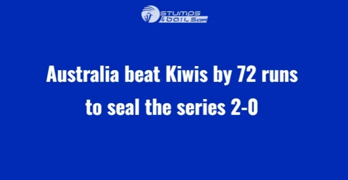 NZ vs AUS 2nd T20I Match Updates