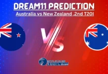 NZ vs AUS Dream11 Prediction 2nd T20I: Preview, Playing 11, Dream11 Team Today, New Zealand vs Australia who will win? NZ vs AUS Dream11 Prediction 2nd T20I