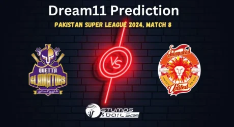 QUE vs ISL Dream11 Prediction Match 8, Fantasy Cricket Tips, Pitch Report, Injury and Updates, Pakistan Super League 2024 