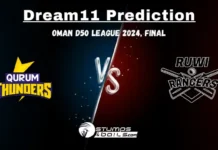 QUT vs RUR Dream11 Prediction: Oman D50 League 2024, Injury Report, Playing 11, Pitch Report, Qurum Thunders vs Ruwi Rangers Match Preview, Final Match QUT vs RUR Dream11 Prediction
