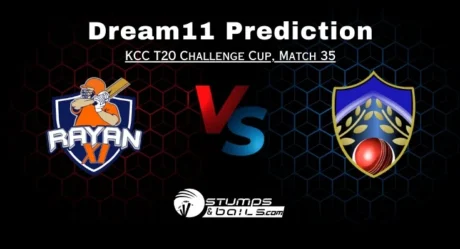 RAY vs FDX Dream11 prediction, Rayan XI and Friends XI Match Preview, Playing 11, Pitch Report, Injury Report for KCC T20 Challengers Cup 2024 Match 35