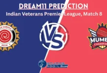 RCD vs MC Dream11 Prediction: Indian Veterans Premier League Match 8, Fantasy Cricket Tips, RCD vs MC Prediction RCD vs MC Dream11 Prediction