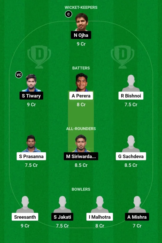 RL vs CW Dream11 Prediction