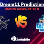 RUR vs KHW Dream11 Prediction: Oman D10 League Match 13, Fantasy Cricket Tips, RUR vs KHW Match Prediction