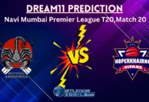 SAS vs KOT Dream11 Prediction: Navi Mumbai Premier League T20 2024, Match 20, Small League Must Picks, Pitch Report, Injury Updates, Fantasy Tips, SAS vs KOT Dream 11 SAS vs KOT Dream11 Prediction