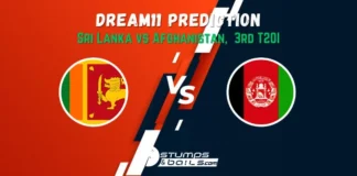 SL vs AFG Dream11 Team