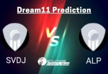 SVDJ vs ALP Dream11 Prediction, ICCA Arabian T20 Cricket League 2024, Match 48, Small League Must Picks, Pitch Report, Injury Updates, Fantasy Tips, SVDJ vs ALP Dream 11 SVDJ vs ALP Dream11 Prediction