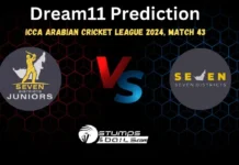 SVDJ vs SVD Dream11 Prediction: Seven Districts Juniors vs Seven Districts Match Preview, Injury Report, Playing 11, Pitch Report, ICCA Arabian Cricket League Match 43 SVDJ vs SVD Dream11 Prediction