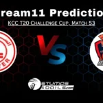 TGS vs JKR Dream11 Prediction: KCC T20 Challengers Cup Match 53, Fantasy Cricket Tips, TGS vs JKR Prediction