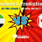 UAE vs CAN Dream11 Prediction: ICC CWC League 2 ODI 2024, Match 7, Small League Must Picks, Pitch Report, Injury Updates, Fantasy Tips, UAE vs CAN Dream 11    