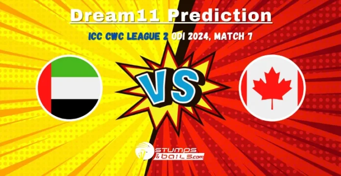 UAE vs CAN Dream11 Prediction