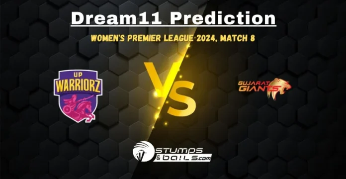 UP-W vs GUJ-W Dream11 Prediction