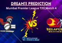 VAW vs BEB Dream11 Prediction: Navi Mumbai Premier League Match 4, Fantasy Cricket Tips, VAW vs BEB Squads VAW vs BEB Dream11 Prediction