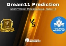 VUP vs CW Dream11 Team: IVPL Match 12, Fantasy Cricket Tips, VUP vs CW, Match Prediction VUP vs CW Dream11 Team
