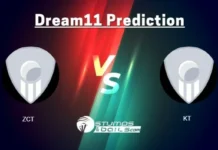 ZCT vs KT Dream11 Prediction: RCA Men’s T10 League Match 5, Fantasy Cricket Tips, ZCT vs KT Prediction ZCT vs KT Dream11 Prediction