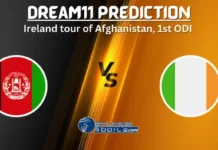 AFG vs IRE Dream11 Prediction, Afghanistan vs Ireland Match Preview, Playing 11, Pitch Report Injury Report, 1st ODI AFG vs IRE Dream11 Prediction