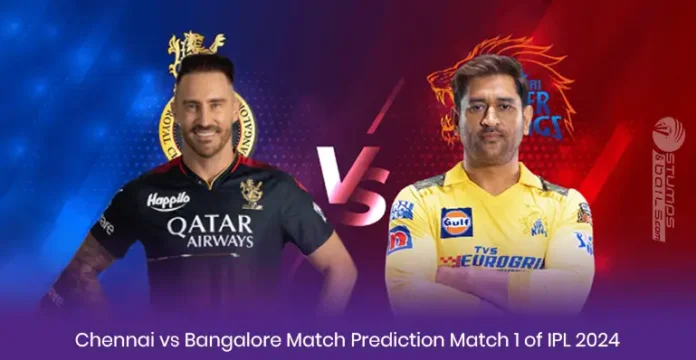 Chennai vs Bangalore Match Prediction