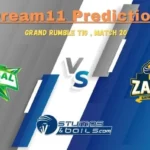 GS vs KLZ Dream11 Prediction: Grand Rumble T10 Championship Season 2 Match 20, GS vs KLZ Fantasy Cricket Tips  