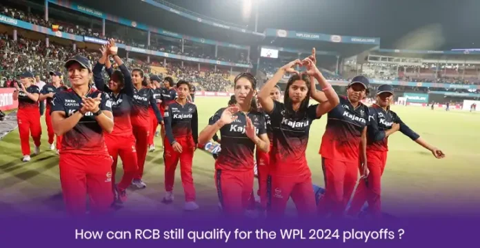 How can RCB qualify for WPL 2024 playoffs?