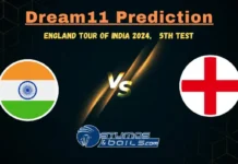 IND vs ENG Dream11 Prediction 5th Test, India vs England Match Preview: Playing 11, Fantasy Cricket Tips, Pitch Report, Injury and Updates, England tour of India 2024 IND vs ENG Dream11 Prediction 5th Test
