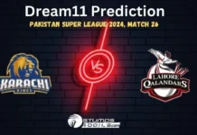 KAR Vs LAH Dream11 Team Today: Karachi Kings vs Lahore Qalandars Match Preview, PSL Match 26 Fantasy Cricket Tips, Playing 11, Pitch Report, Weather, Karachi Kings Vs Lahore Qalandars Who Will Win? KAR vs LAH Dream11 Prediction