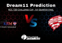 KRM vs COH Dream11 Prediction: KCC T20 Challengers Cup 2024, 1st Quarter Final, Small League Must Picks, Pitch Report, Injury Updates, Fantasy Tips, KRM vs COH Dream 11 KRM vs COH Dream11 Prediction