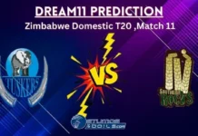 MAT vs SR Dream11 Prediction: Matabeleland Tuskers vs Southern Rocks Match Preview, Playing 11, Pitch Report, Zimbabwe Domestic T20 2024 Match 11 MAT vs SR Dream11 Prediction