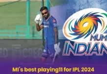 MI Best Playing 11 for IPL 2024