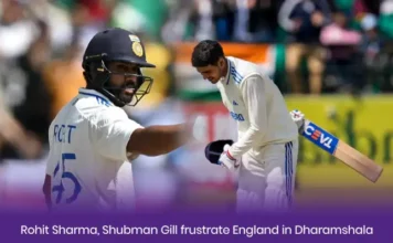 Rohit Sharma, Shubman Gill frustrate England in Dharamshala Rohit Gill century vs England