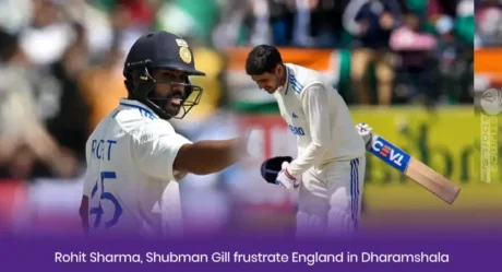 Rohit Sharma, Shubman Gill frustrate England in Dharamshala  