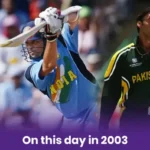 On this day in 2003: Sachin Tendulkar’s masterclass stuns Pakistan in World Cup clash