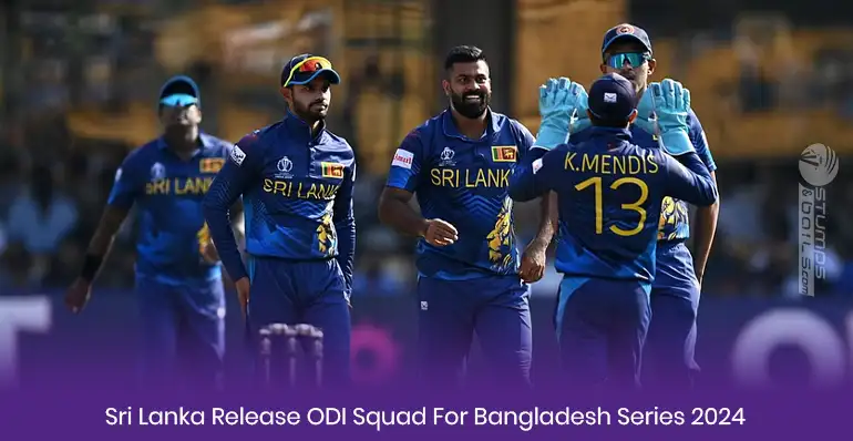Sri Lanka Squad For Bangladesh Tour 2024 Today