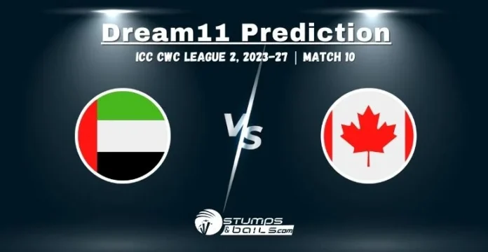 UAE vs CAN Dream11 Prediction