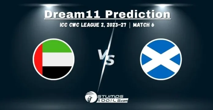UAE vs SCO Dream11 Team Today