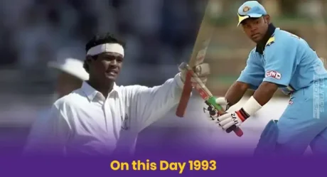 On this Day 1993: Vinod Kambli scored his second consecutive double-century against Zimbabwe in Delhi