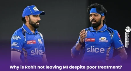 Why is Rohit not leaving MI despite poor treatment? 