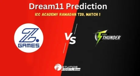 ZGS vs DT Dream11 Prediction, ICC Academy Ramadan T20, Playing 11, Pitch Report, Z Games Strikers vs Dubai Thunders Match Preview, Match 1