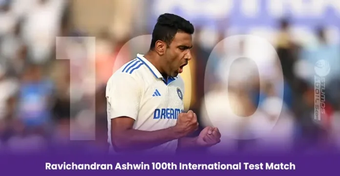 R Ashwin 100th International Test Match