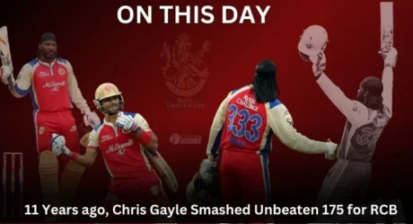 On This Day in 2013 – 11 Years ago, Chris Gayle Smashed Unbeaten 175 for RCB 
