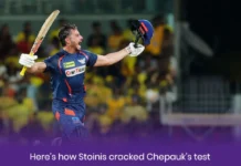 Here’s how Stoinis cracked Chepauk’s test How Stoinis cracked Chepauk Test
