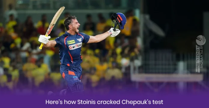 How Stoinis cracked Chepauk Test