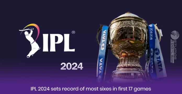 IPL 300 sixes in 17 games